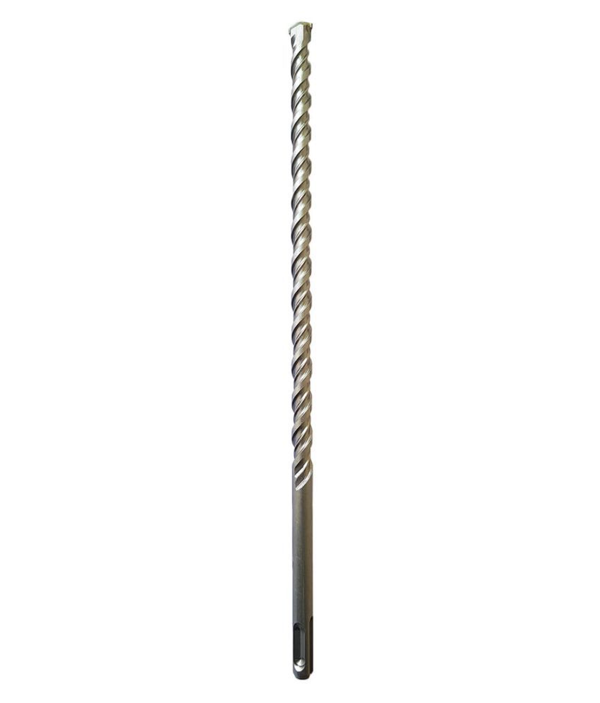     			S4 Steel (14 x 310mm) Cross Tip Plus Hammer Drill Bit (Silver)