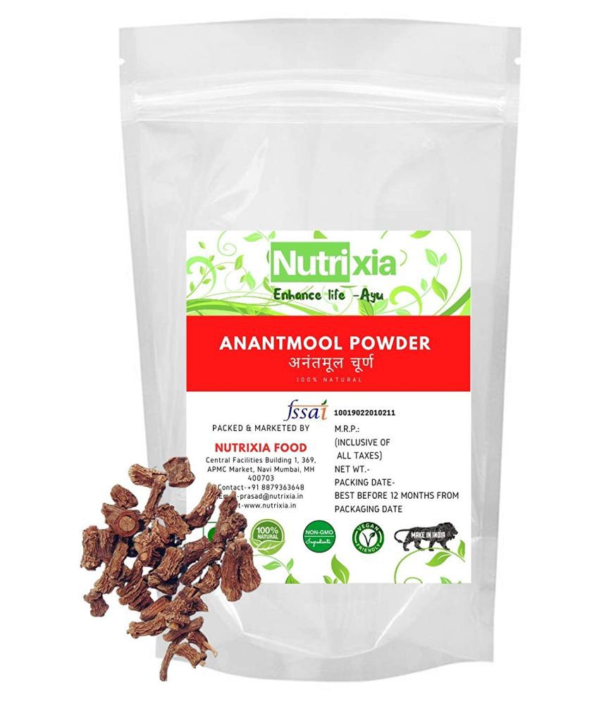     			Nutrixia Food Anantmool Powder Hemidesmus indicus Powder 250 gm Pack Of 1