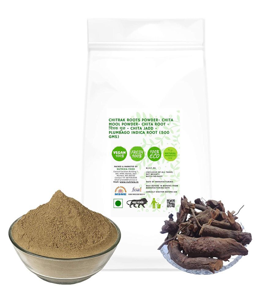     			Nutrixia Food  Chitrak Roots Powder- Chita Mool Powder 100 gm Pack Of 1