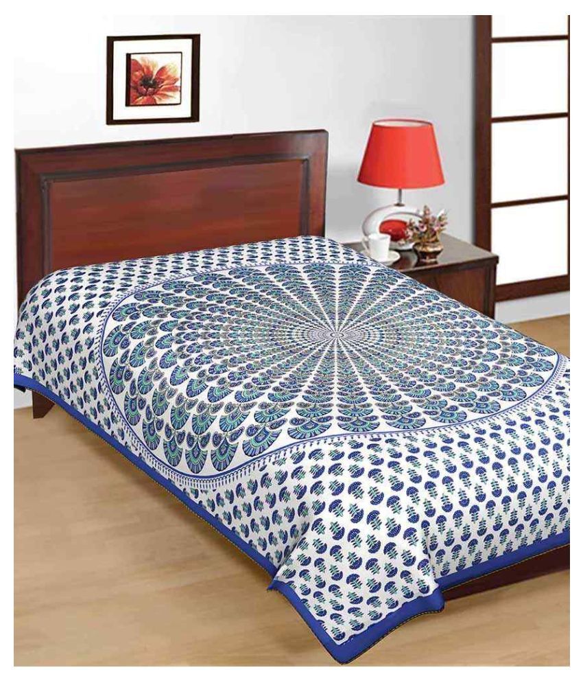     			Uniqchoice Cotton Single Bedsheet ( 225 cm x 150 cm )