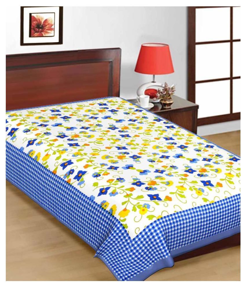     			Uniqchoice Cotton Single Bedsheet ( 225 cm x 150 cm )