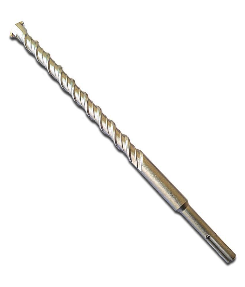 S4 Steel (20 x 310mm) Cross Tip Plus Hammer Drill Bit (Silver)