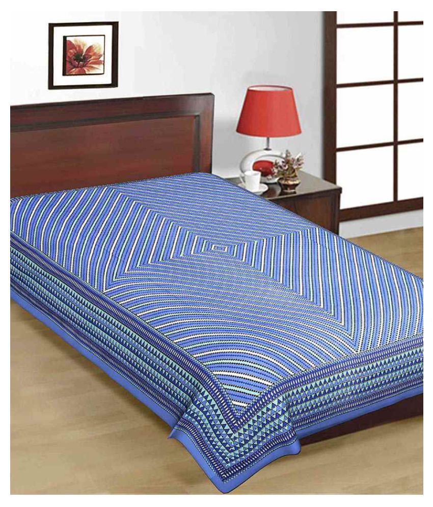     			Uniqchoice Cotton Single Bedsheet ( 225 cm x 153 cm )