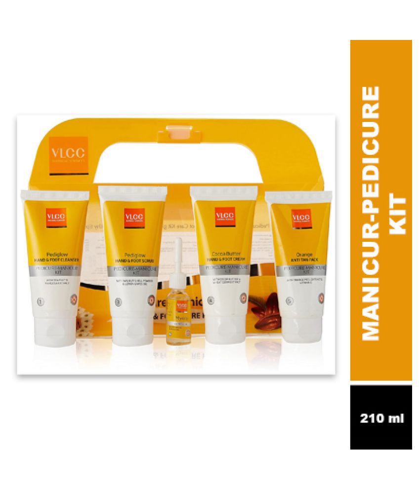 VLCC Pedicure-Manicure Hand & Foot Kit (150gm+60ml) (5 Items in the set)