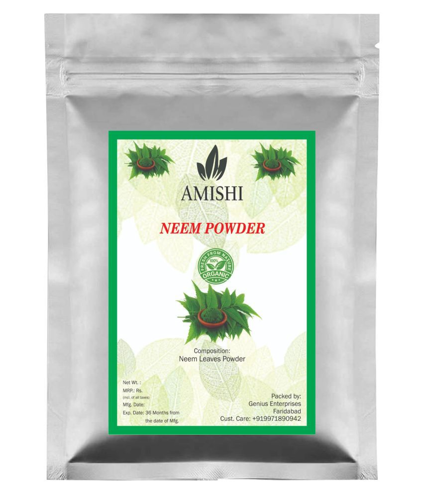 AMISHI 100 Gram, Neem Leaves Powder Powder 100 gm Pack Of 1
