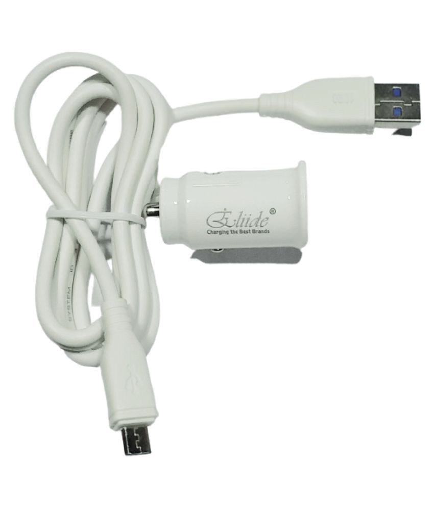ELIIDE Car Mobile Charger CC-222 White
