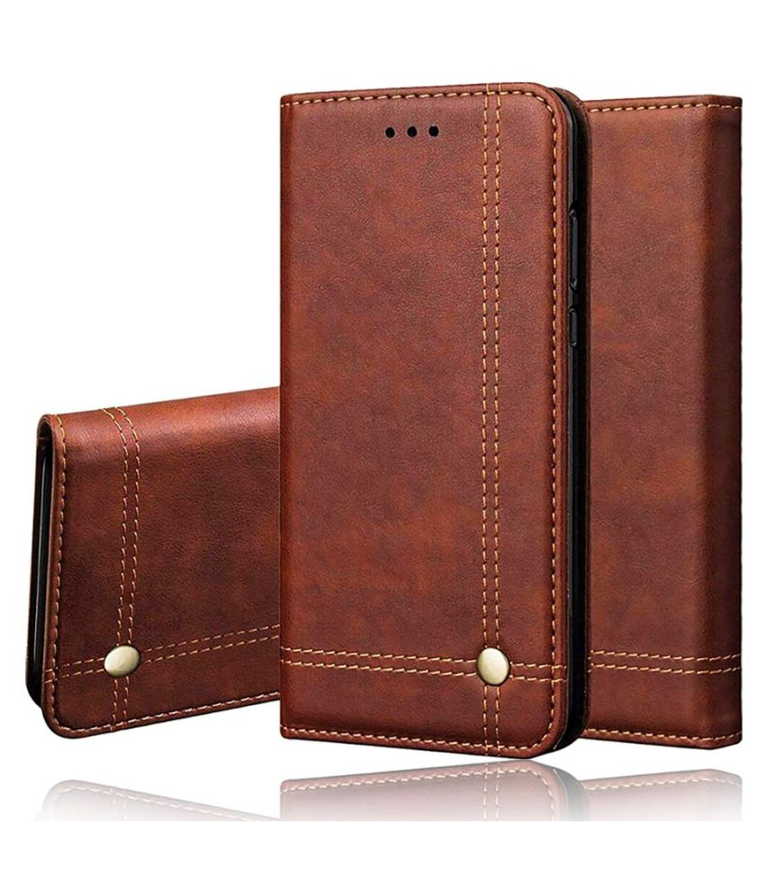 Samsung Galaxy S6 Edge Plus Flip Cover by XORB Brown