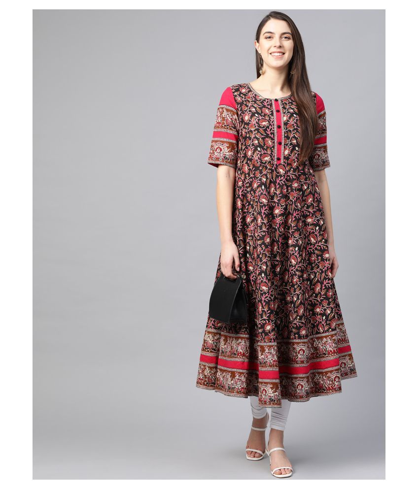 anarkali cotton kurti