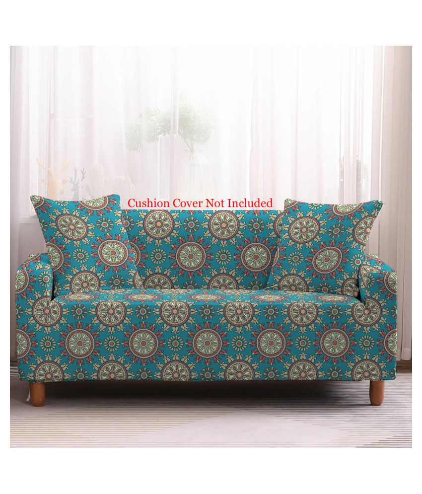     			House Of Quirk 2 Seater Polyester Single Sofa Cover Set