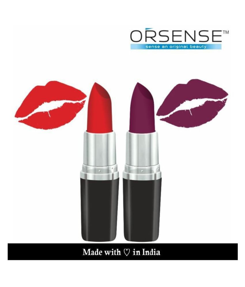     			orsense Creme Lipstick Multi Pack of 2 22 g