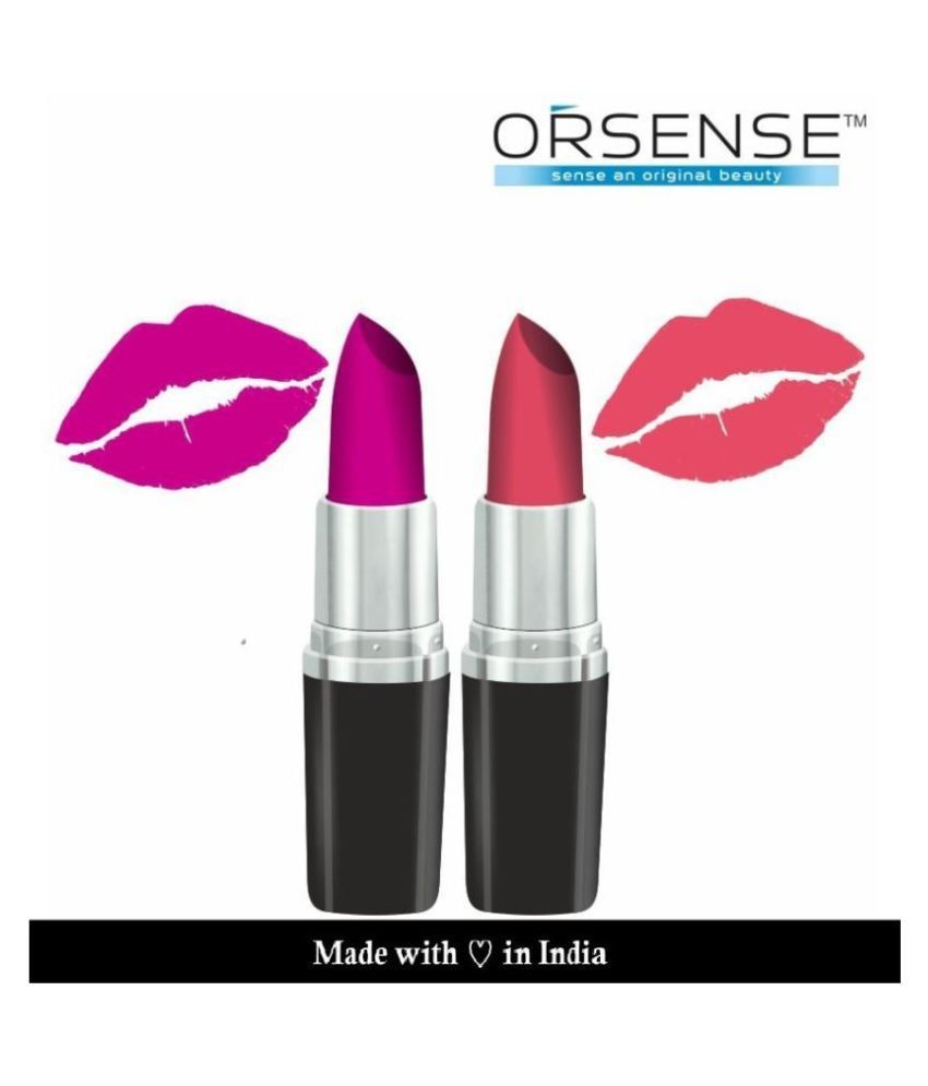     			orsense Creme Lipstick Multi Pack of 2 22 g