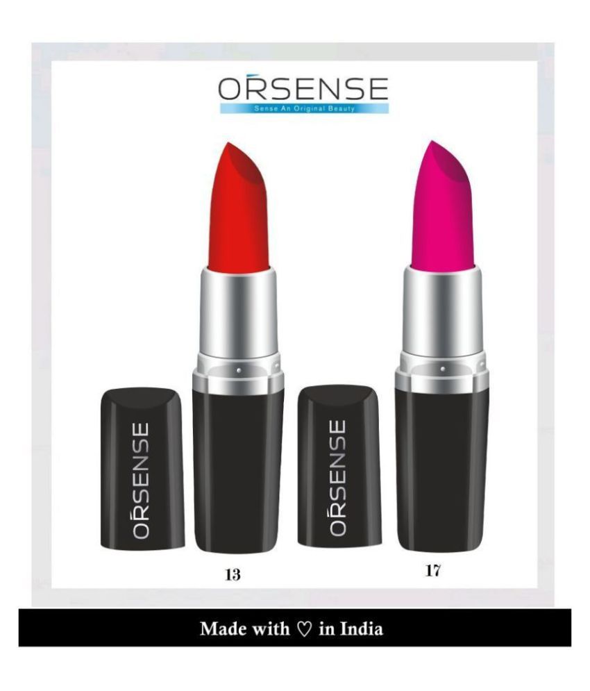     			orsense Creme Lipstick Multi Pack of 2 7 g