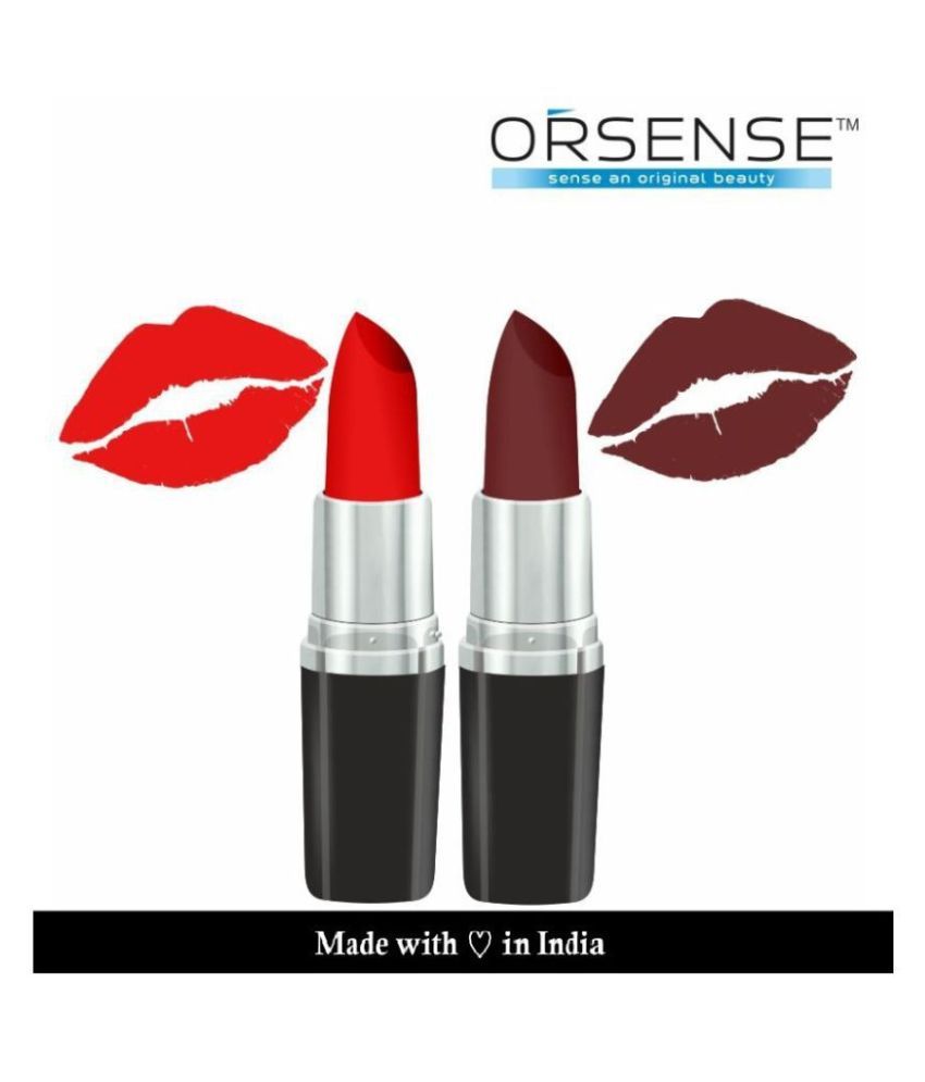     			orsense Lipstick Blood Red Pack of 2 121 g