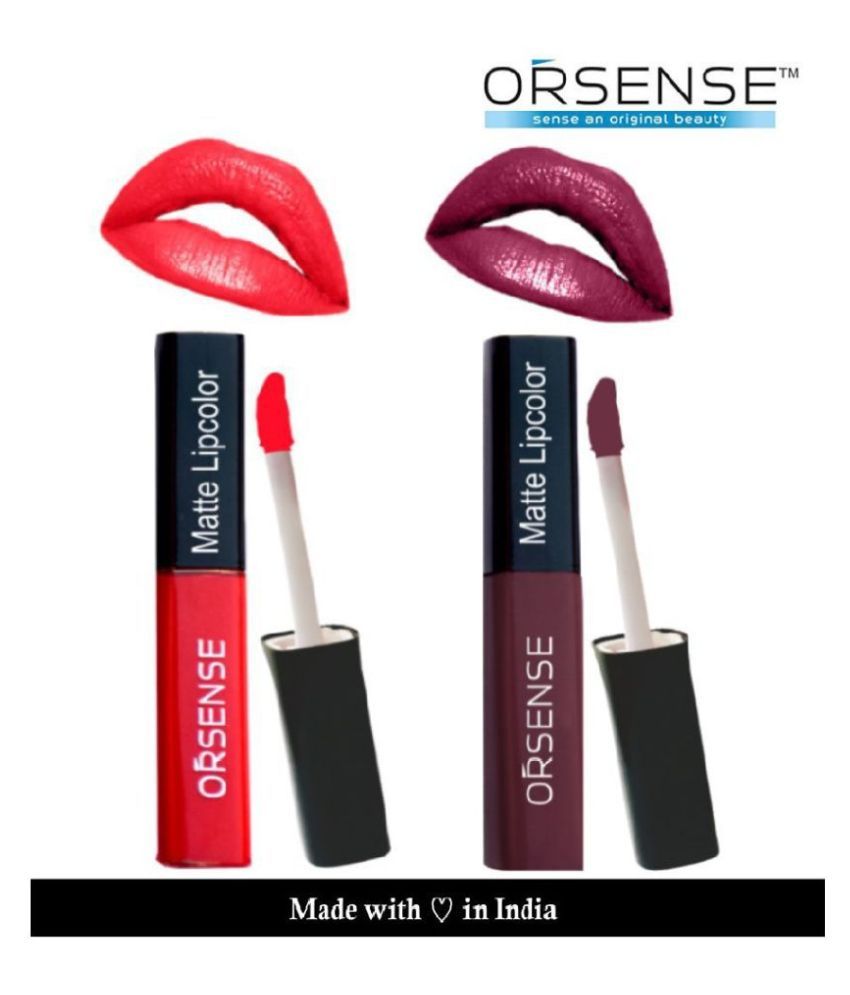     			orsense Liquid Lipstick Brown Pack of 2 20 g