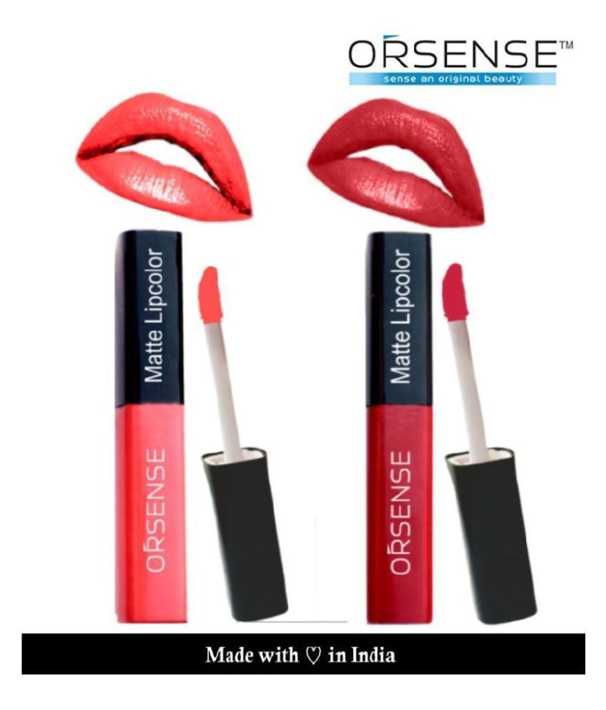     			orsense Liquid Lipstick Red Pack of 2 20 g