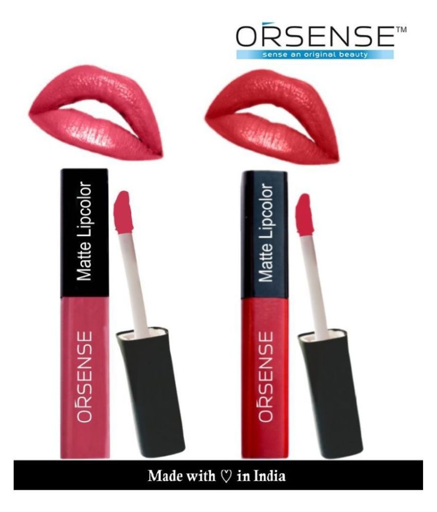     			orsense Liquid Lipstick Red Pack of 2 10 g