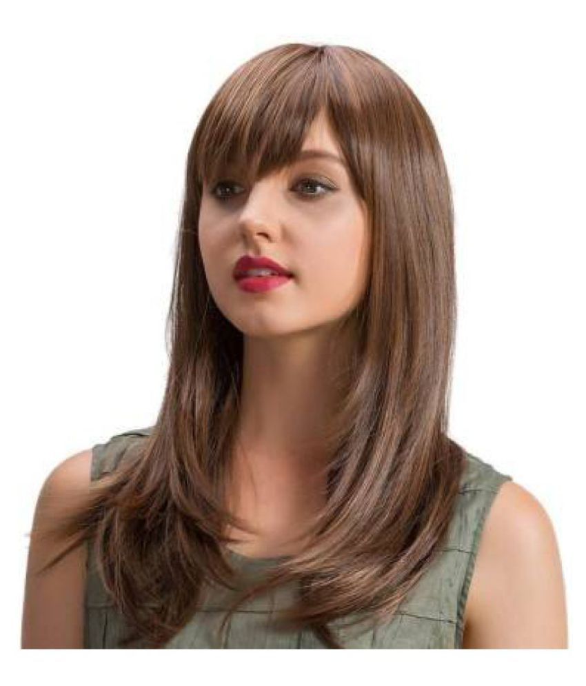 PTCMART light weight head hair Wavy Clip In Hair Extension Medium Brown:  Buy PTCMART light weight head hair Wavy Clip In Hair Extension Medium Brown  at Best Prices in India - Snapdeal