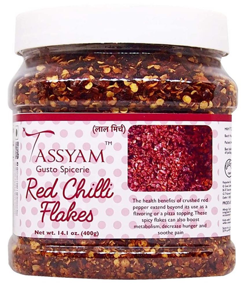     			Tassyam Red Chili Flakes 400 gm