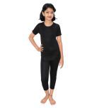 Goodluck Girls Short Sleeve Swim T-Shirt With Swim Pant