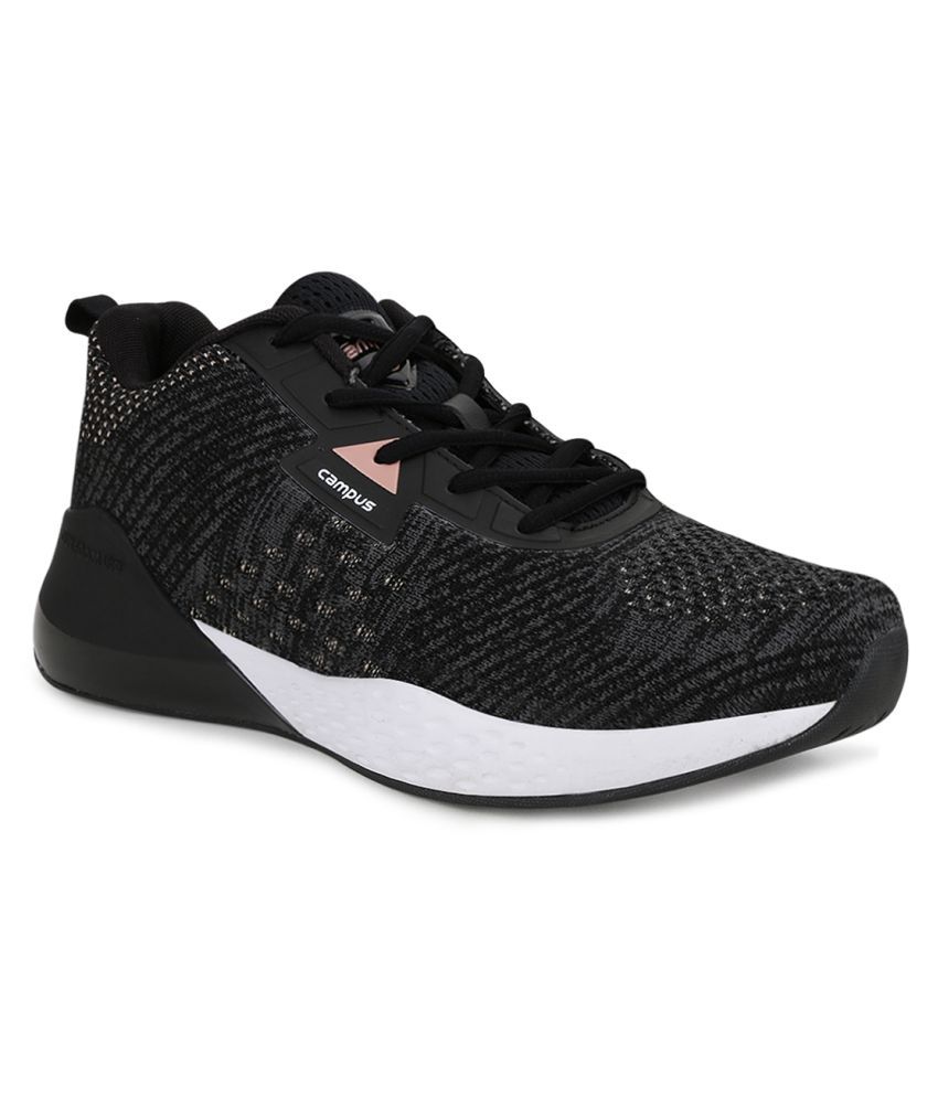     			Campus JAVA PRO Black  Men's Sports Running Shoes