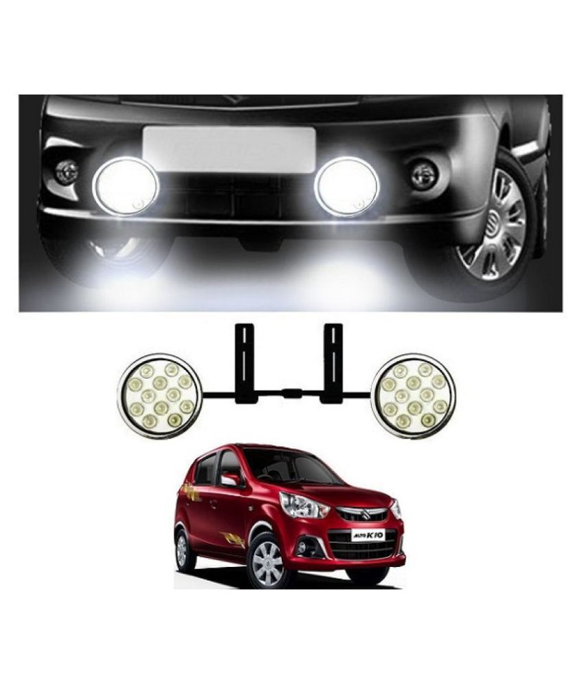 After Cars 12 LED Light Fog Lamp (Set of2) For Car Maruti Suzuki Alto