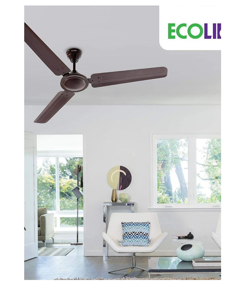 Ecolink 1200 EcoLink Highspeed Ceiling Fan Brown Price in India - Buy