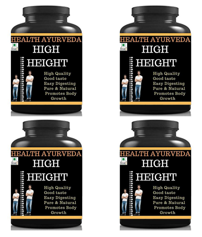     			Health Ayurveda High Height | Height Badhane Ki Dawa Powder 400 gm Pack Of 4