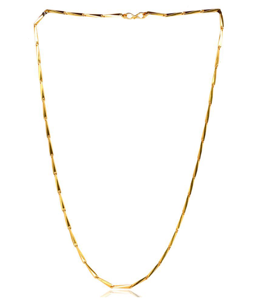     			KRIMO Gold Plated Mens Women Necklace Chain-10054