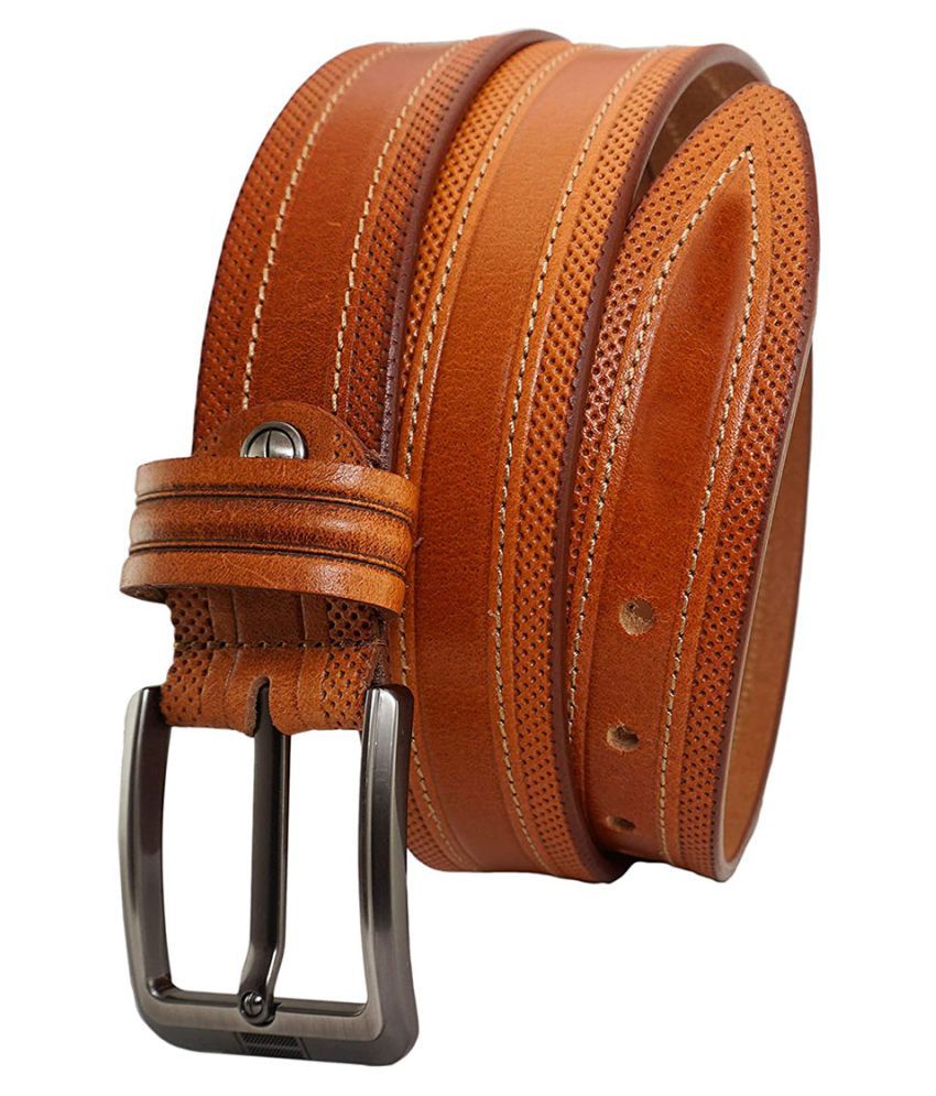 Style 98 Tan Leather Casual Belt