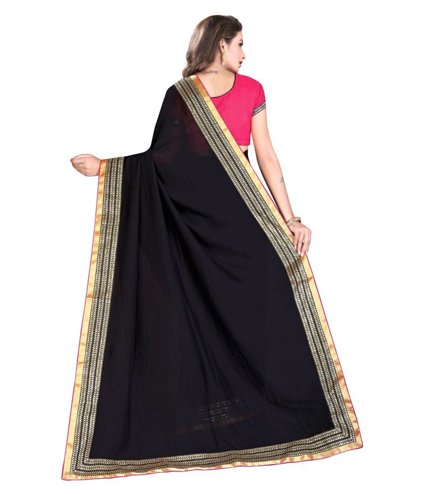 Krishnashray Black Dola Silk Saree Buy Krishnashray Black Dola Silk Saree Online At Low Price 4810