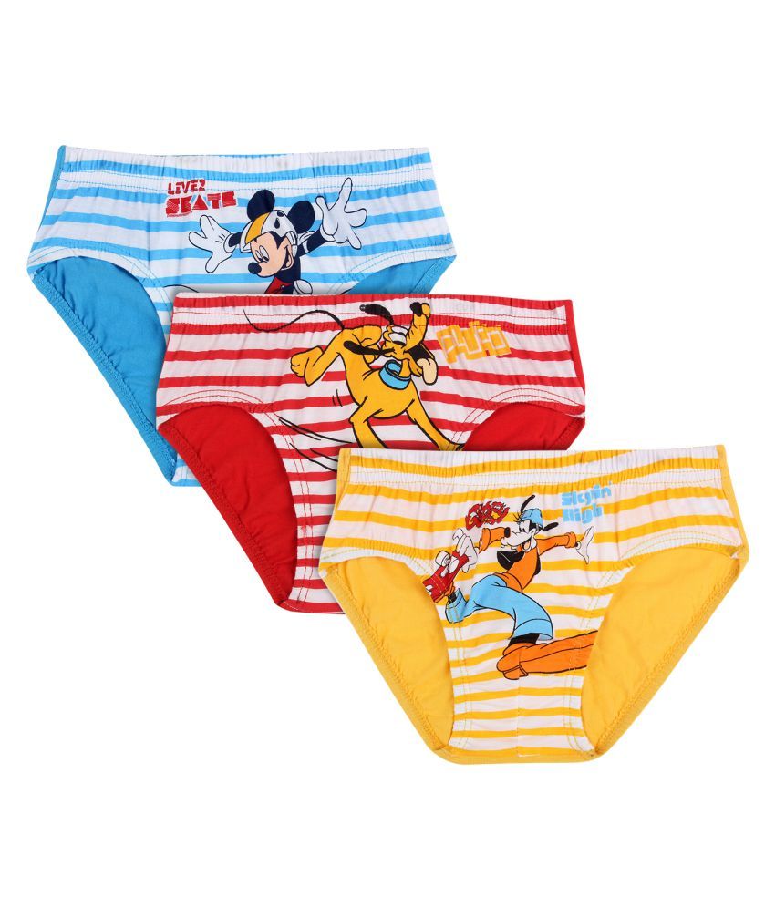     			Bodycare Kids Pack of 3 Boys 100% Cotton Briefs ( Multi Color )