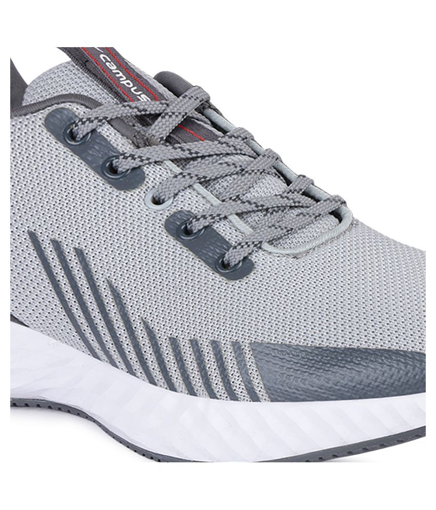 Buy Campus Simba Pro Gray Running Shoes 