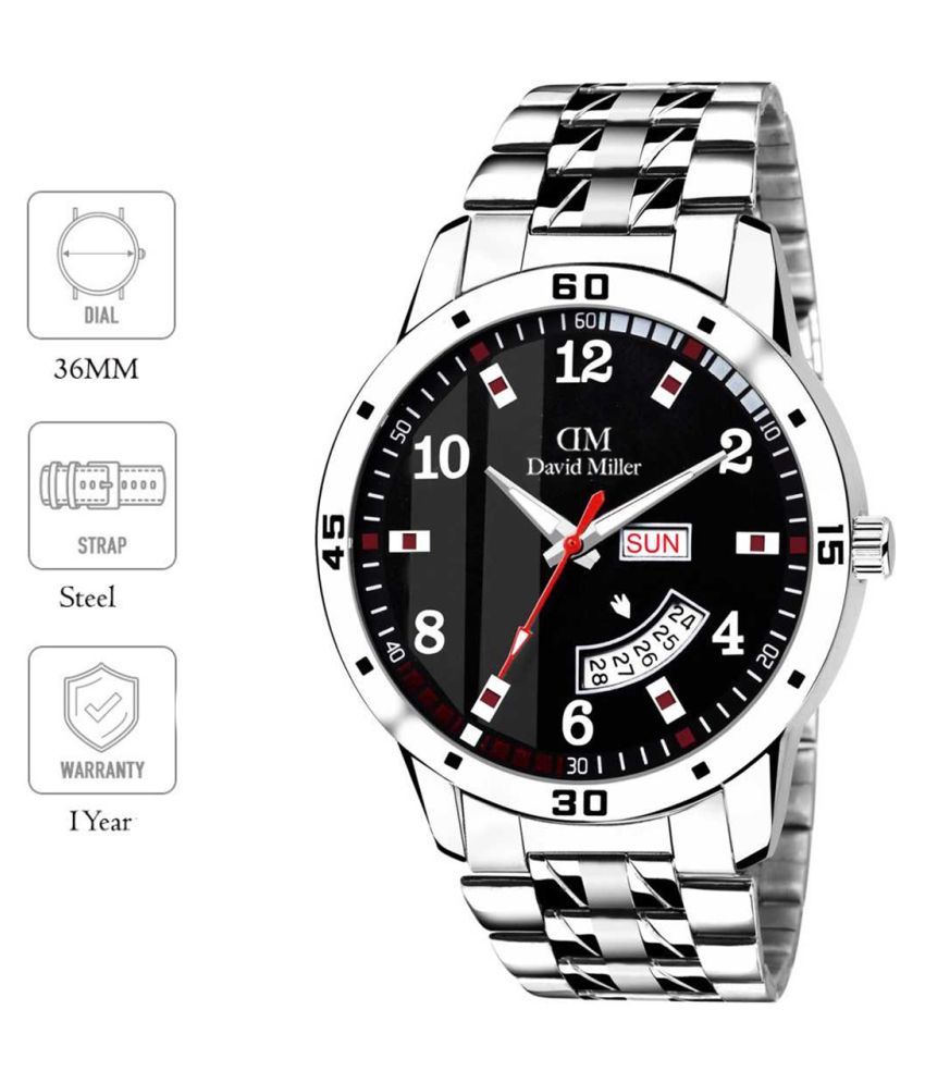     			David Miller DMRCM331 Stainless Steel Analog Men's Watch