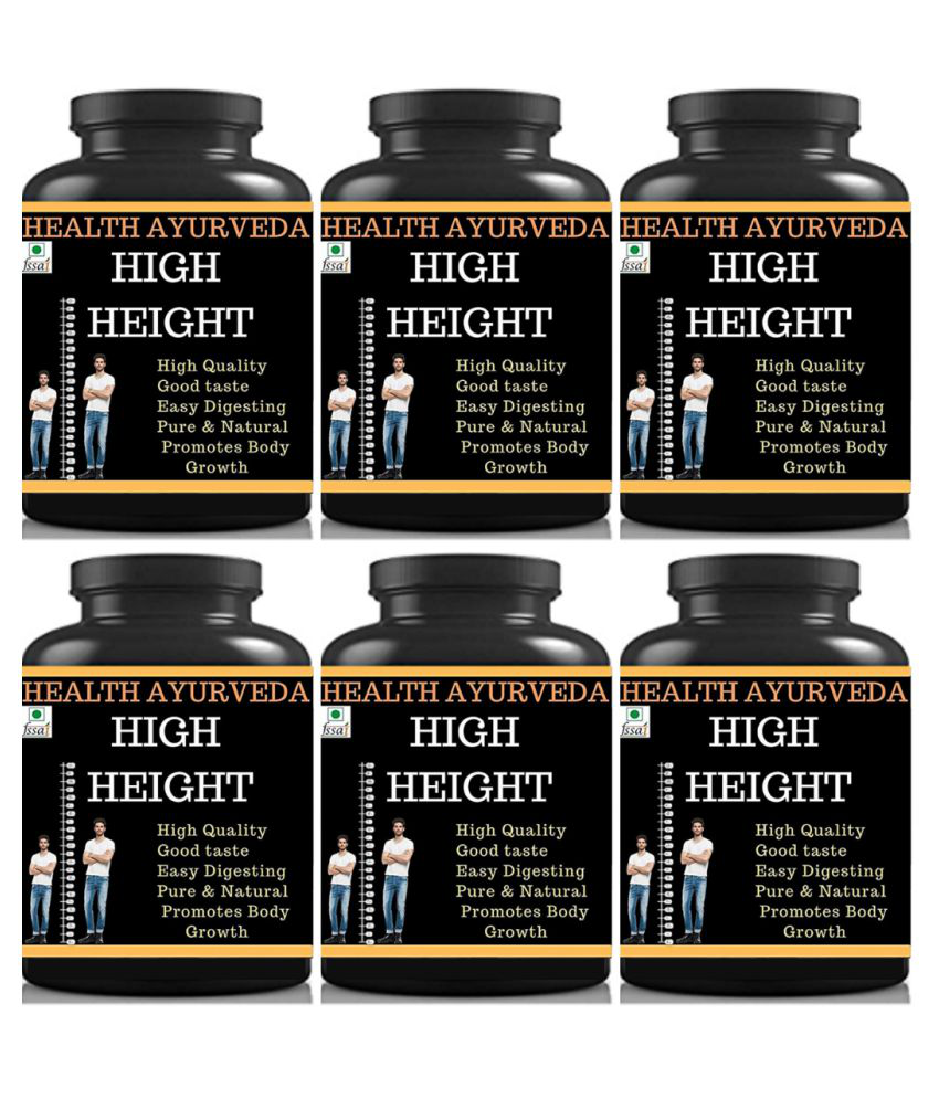 Health Ayurveda High Height Vanilla Flavour Powder 600 gm Pack Of 6