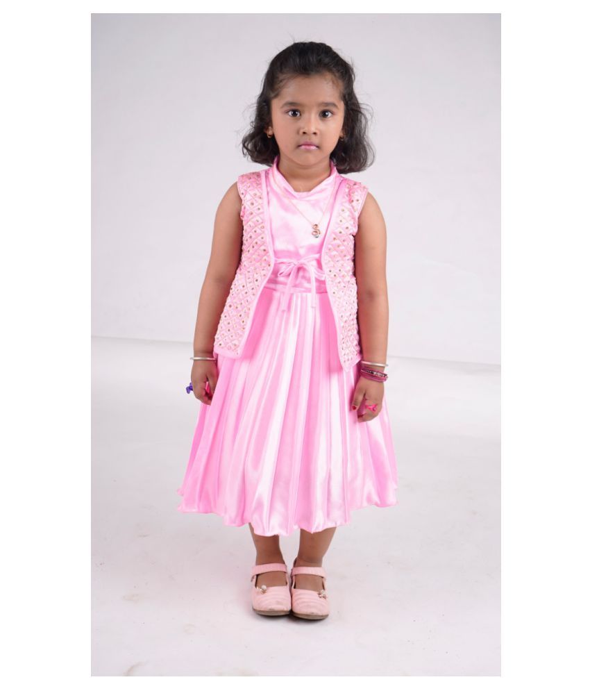 pink frocks for baby girl