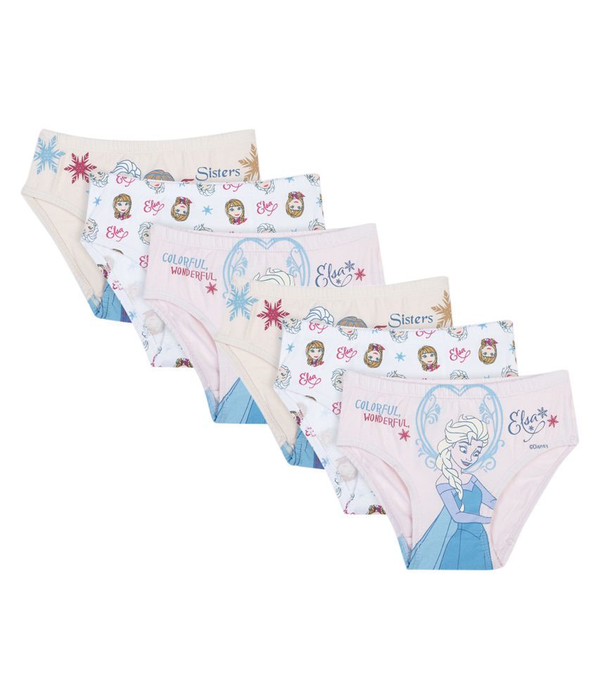     			Bodycare Kids Pack of 6 100% Cotton Girls Panties ( Multi )