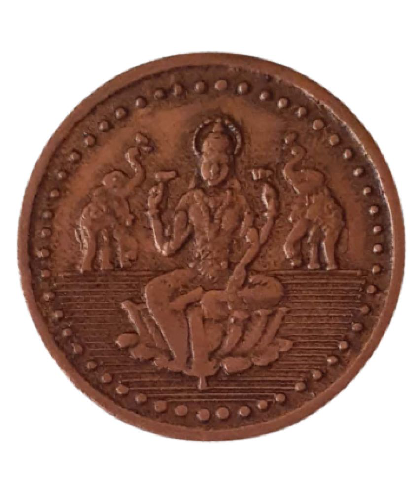     			Extremely Rare Old Vintage East India Company 1835 Maa Laxmi Beautiful Religious Temple Token Coin