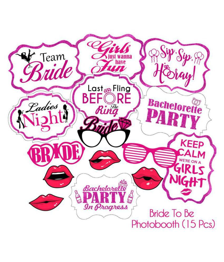 Sana Party Decoration Bachelorette Party Decorations Set - Complete  Engagement and Bridal Shower Supplies Kit with Bride