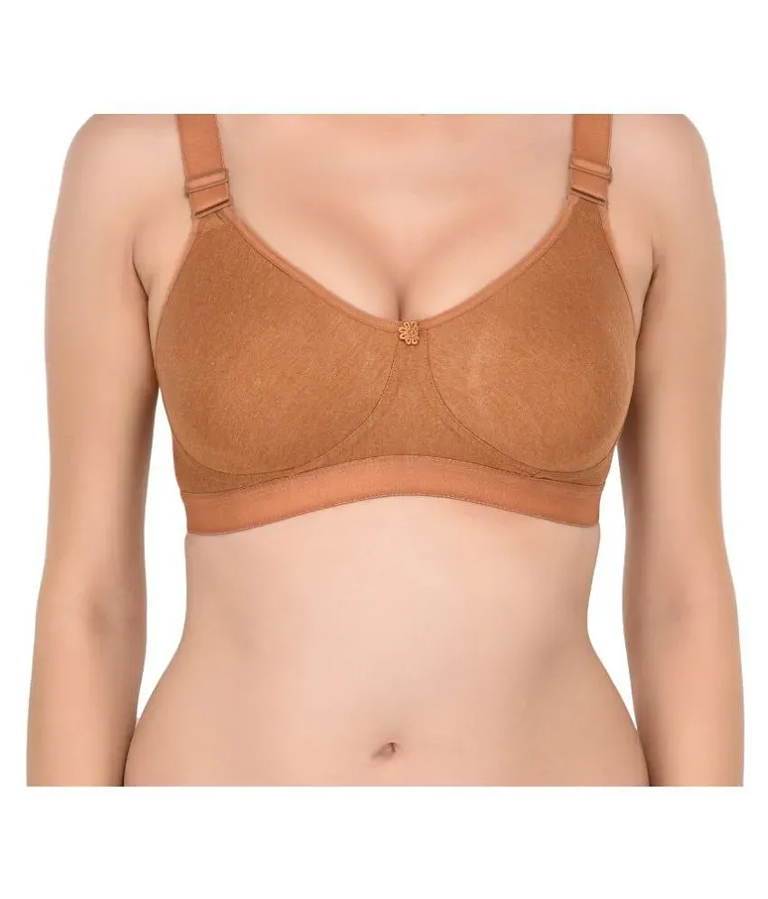 Buy PrettyCat Padded Plunge Wired 3/4th Coverage T-Shirt Bra - Light Blue  at Rs.450 online