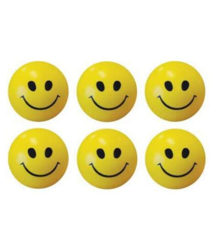 Generic Smile N Style Essentials- (Set of 6) Smiley Face Squeeze Stress ...