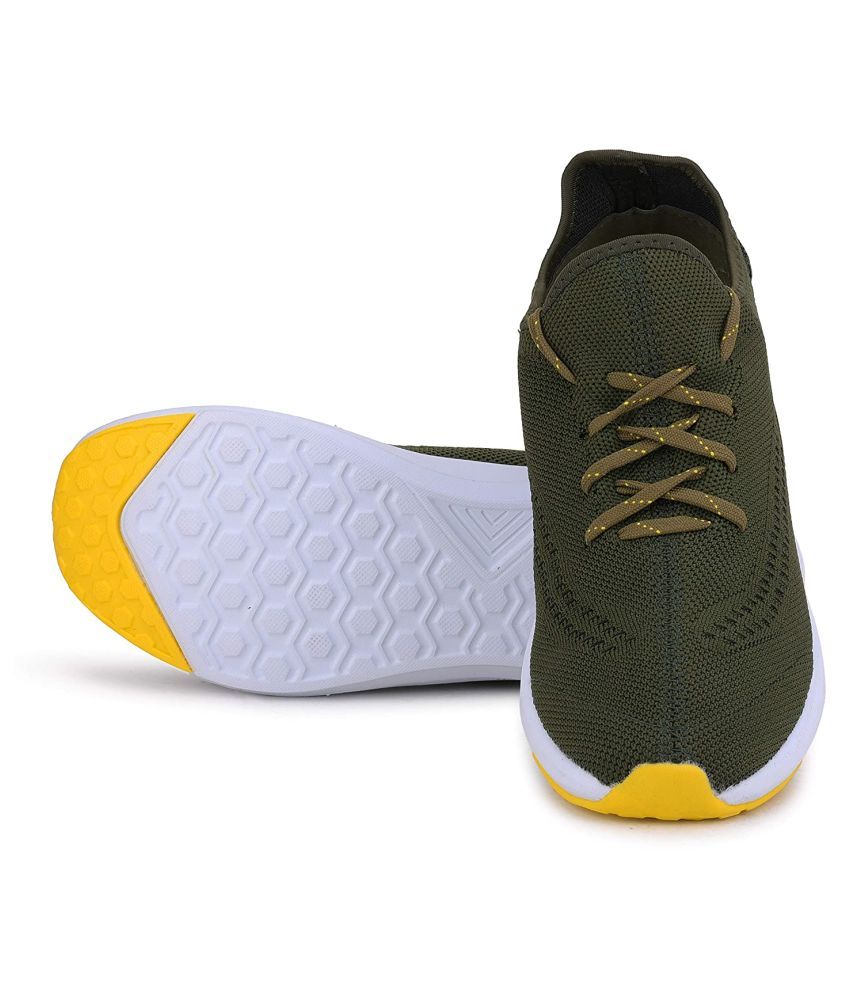 OLIVE.YELLOW Olive Running Shoes 