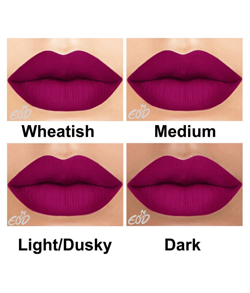 purple wine color lipstick