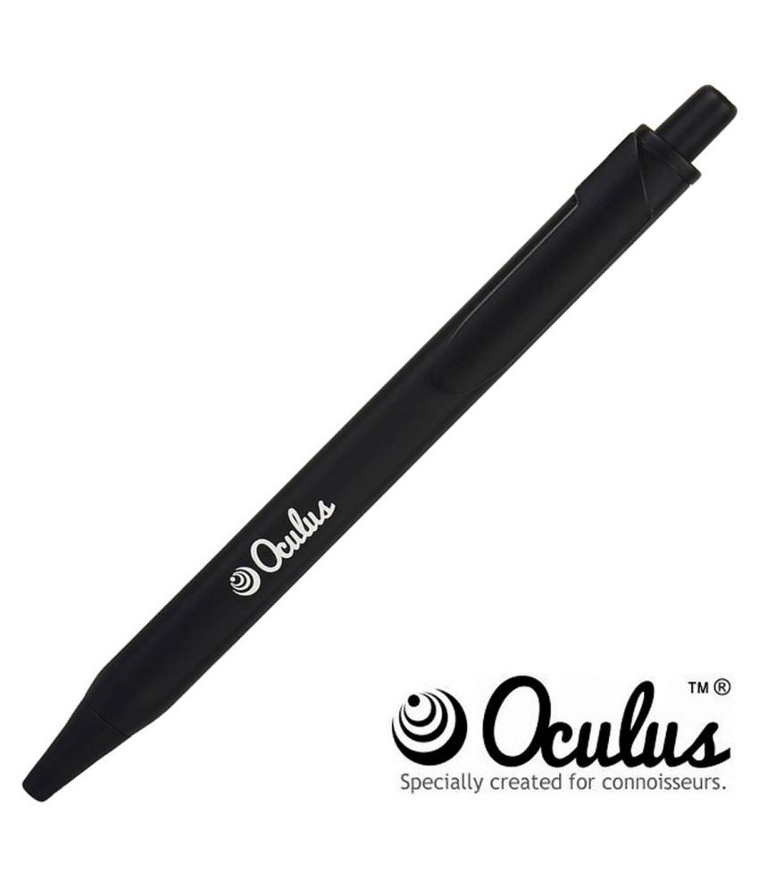 OCULUS - Black Roller Ball Pen (Pack of 1)