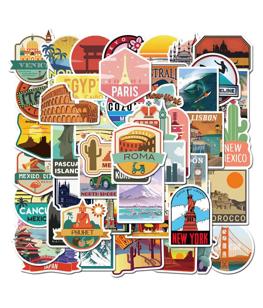 World Traveller Decal Sticker