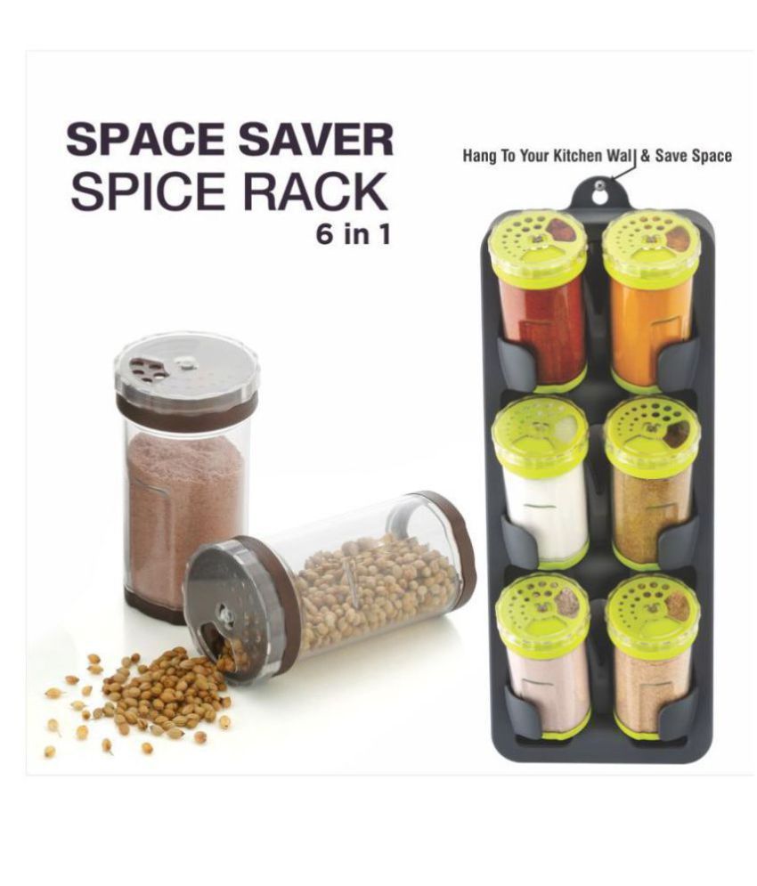     			Analog kitchenware Condiment/Masala Jar Polyproplene Spice Container Set of 6 150 mL