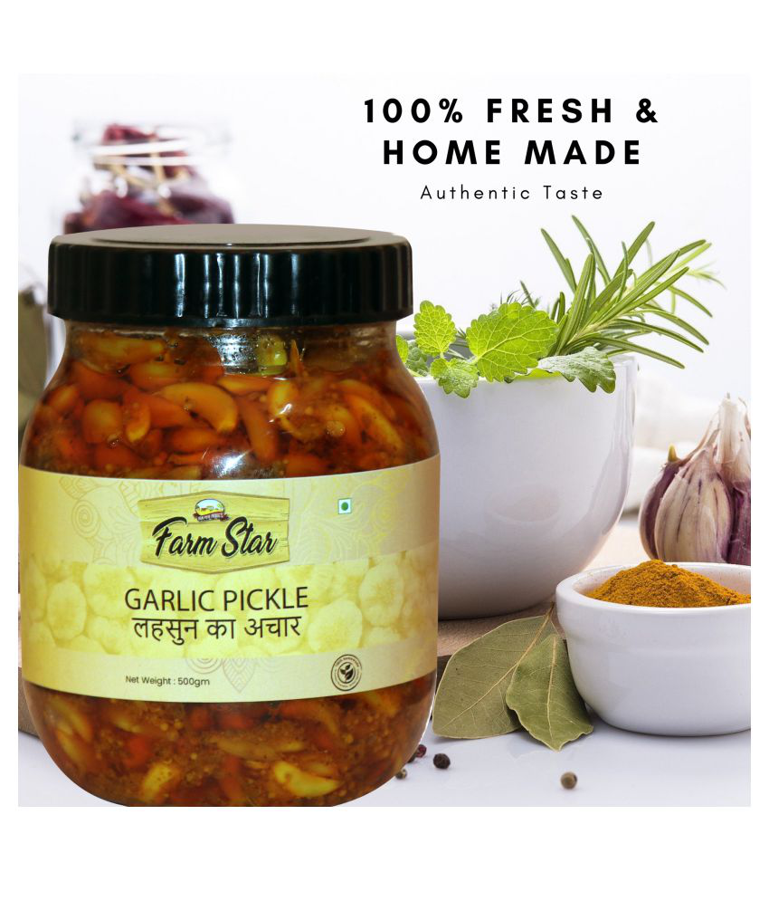Farm Star Lahsun ka Achar GARLIC Pickle 500 g