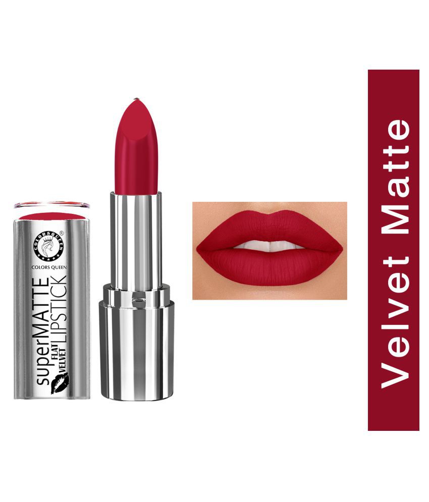     			Colors Queen Super Matte Velvet Lipstick Indian Red 4.2 g