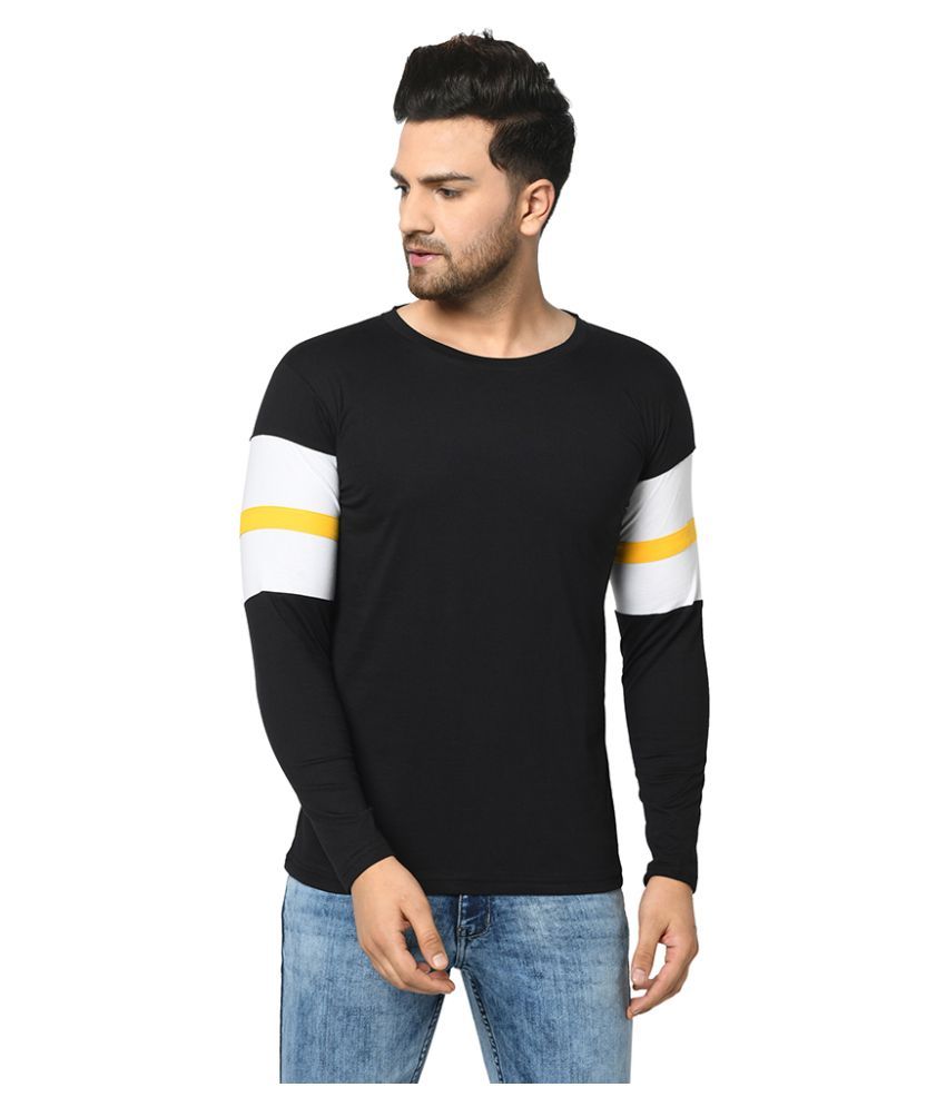     			SIDKRT 100 Percent Cotton Multi Striper T-Shirt