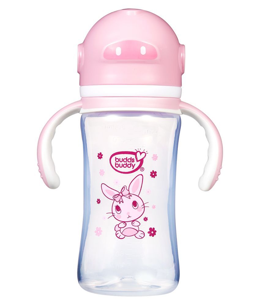 Buddsbuddy BPA Free Anti Spill Design Lili Soft Spout Sipper cup/ baby sipper/baby water bottle, Pink BB7220 - 300 ml