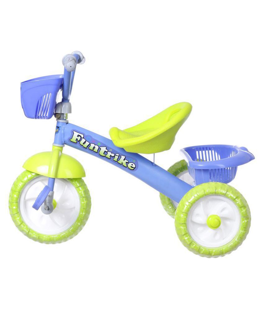 Dash Stylish Kids Tricycles with Backrest Seat, Back Storage Basket for